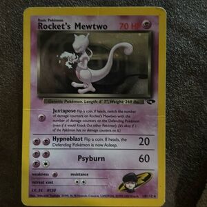 Rockets Mewtwo 1st Edition
